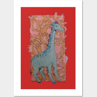 Giraffe plus Posters and Art